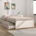 Estructura de cama con cajones blanco 90x200