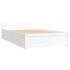 Estructura de cama individual con cajones blanco 90x190