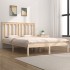 Estructura de cama madera maciza de pino 135x190