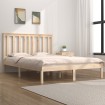 Estructura de cama madera maciza de pino 135x190 cm