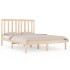 Estructura de cama madera maciza de pino 135x190