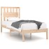 Estructura de cama madera maciza de pino 100x200