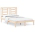 Estructura de cama madera maciza 120x190