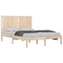 Estructura de cama madera maciza de pino 140x190