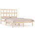 Estructura de cama madera maciza de pino 120x190