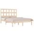 Estructura de cama madera maciza de pino 120x190