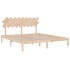 Estructura de cama de madera maciza super king 180x200