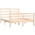 Estructura de cama madera maciza de pino 140x190