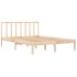 Estructura de cama de madera maciza de pino 140x190