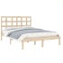 Estructura de cama madera maciza 180x200