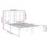 Estructura de cama de matrimonio madera maciza 135x190