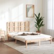 Estructura de cama madera maciza de pino 140x190 cm