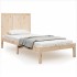 Estructura de cama madera maciza de pino 100x200