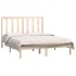 Estructura de cama madera maciza de pino 140x190