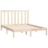 Estructura de cama madera maciza de pino 140x190