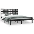 Estructura de cama madera maciza de pino negro 120x200