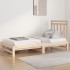 Sofá cama extraíble madera maciza de pino 2x(90x200)