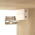 Mueble de pared para TV madera contrachapada color roble