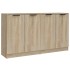 Aparadores 2 uds madera contrachapada roble Sonoma 60x30x70