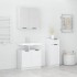 Set de muebles baño 3 pzas madera contrachapada blanco