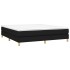 Estructura de cama box spring tela negro 160x200