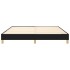 Estructura de cama box spring tela negro 160x200