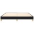 Estructura de cama box spring tela negro 180x200