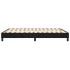 Estructura de cama box spring terciopelo negro 140x190