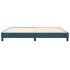 Estructura de cama box spring terciopelo azul oscuro 200x200