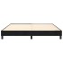 Estructura de cama box spring terciopelo negro 160x200