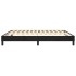 Estructura de cama box spring terciopelo negro 160x200