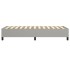 Estructura de cama box spring tela gris claro 100x200