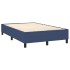 Estructura de cama box spring tela azul 120x200