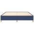 Estructura de cama box spring tela azul 180x200