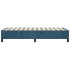 Estructura de cama box spring terciopelo azul oscuro 90x190