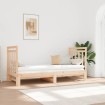 Sofá cama extraíble madera maciza de pino 2x(90x190) cm