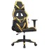 Silla gaming cuero sintético negro y