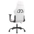 Silla gaming cuero sintético blanco y