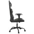 Silla gaming cuero sintético negro y