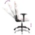 Silla gaming cuero sintético blanco y