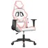 Silla gaming cuero sintético blanco y