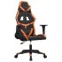 Silla gaming cuero sintético negro y