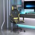 Silla gaming tela verde claro y