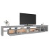 Mueble de TV con luces LED gris Sonoma 290x36,5x40