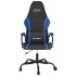 Silla gaming cuero sintético negro y