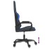 Silla gaming cuero sintético negro y