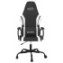 Silla gaming cuero sintético negro y