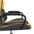 Silla gaming cuero sintético negro y