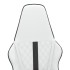 Silla gaming cuero sintético blanco y