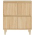 Aparadores 3 uds madera contrachapada roble Sonoma 60x35x70